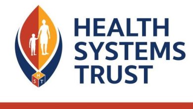 Data Capturer Position logo featuring Health Systems Trust emblem.