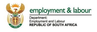 Department of Employment and Labour logo, highlighting the 2025 vacancies for Administrative Clerks.