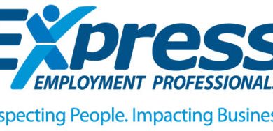 Express Employment Professionals logo with text promoting immediate openings for Reach Truck and Forklift Drivers.