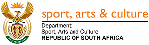 Visual identity of the North West Department of Arts, Culture, Sports & Recreation, promoting arts and sports initiatives.